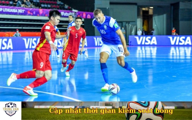 Cập nhật thời gian kiểm soát bóng