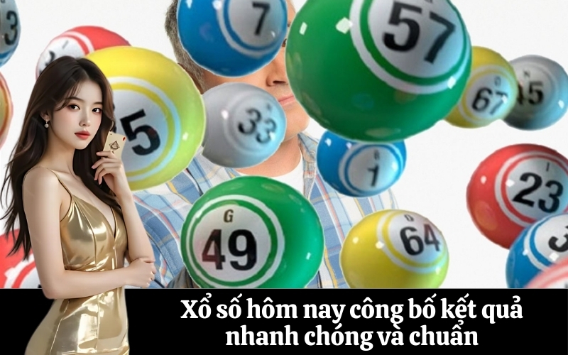 Xổ số hôm nay công bố kết quả nhanh chóng và chuẩn