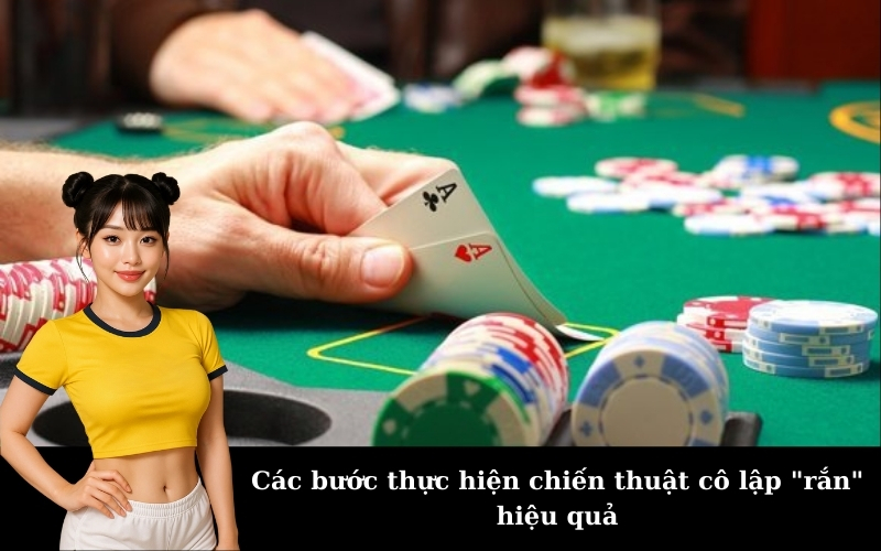 Các bước thực hiện chiến thuật cô lập "rắn" hiệu quả