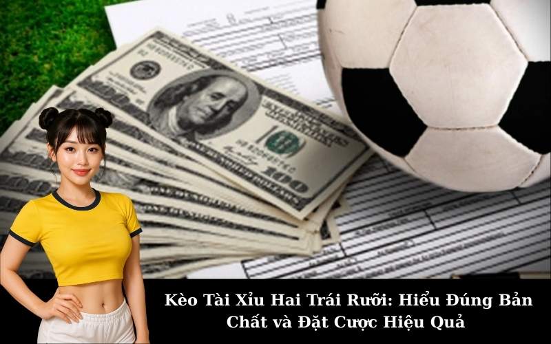 Kèo Tài Xỉu Hai Trái Rưỡi: Hiểu Đúng Bản Chất và Đặt Cược Hiệu Quả