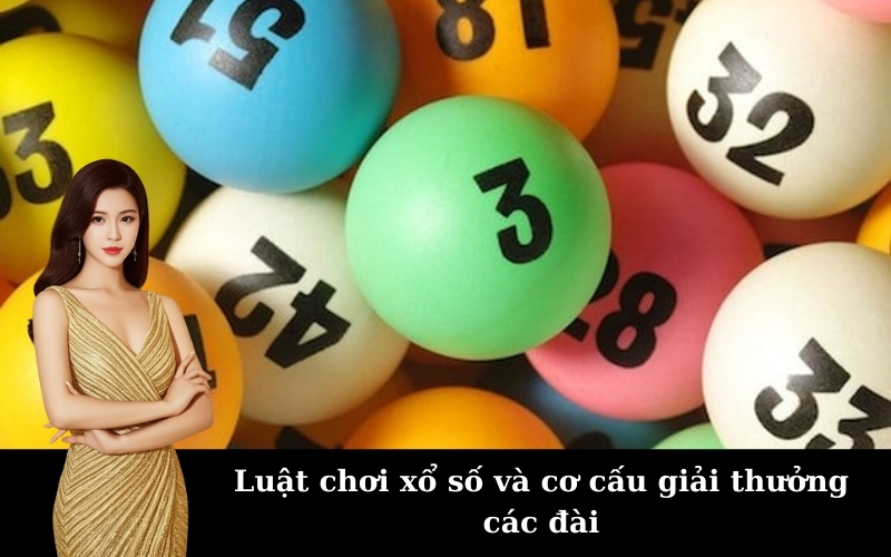 Luật chơi xổ số và cơ cấu giải thưởng các đài