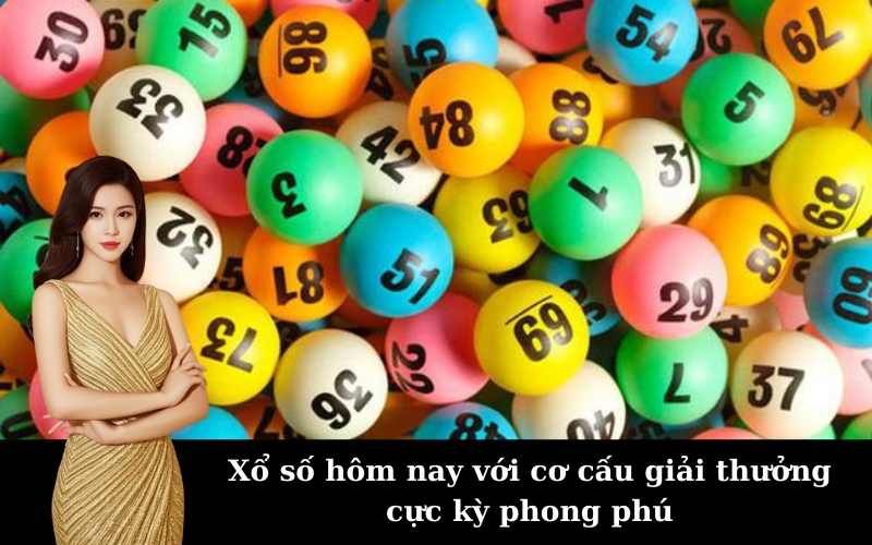 Xổ số hôm nay với cơ cấu giải thưởng cực kỳ phong phú